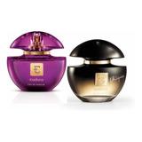 Combo Eudora Perfume Unique Edp 75ml + Eau De Parfum Roxo Feminino Marcante De Qualidade