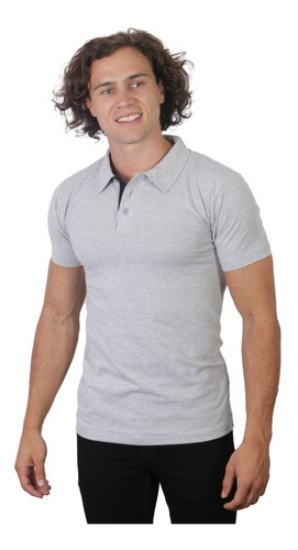 Playera Tipo Polo Hombre Lisa Varios Colores Premium