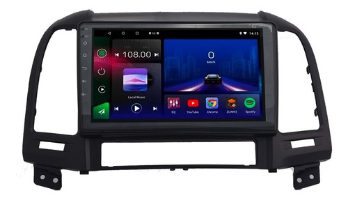 Stereo Android Para Hyundai Santa Fe 4+64 Carplay 