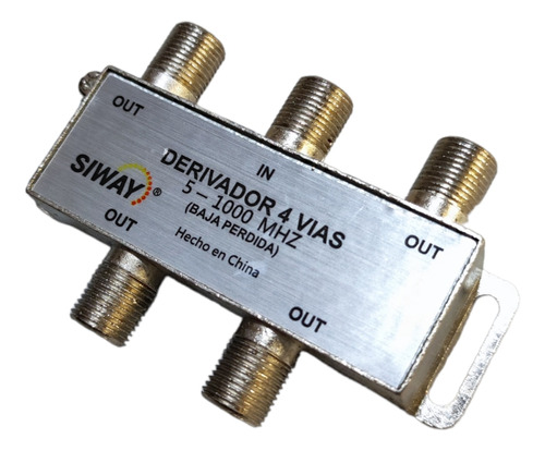 Splitter Derivador Divisor Coaxil 4 Vias Catv Ghs-4 Siway