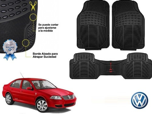 Tapetes Uso Rudo Negros Rd Vw Jetta Clasico 2013