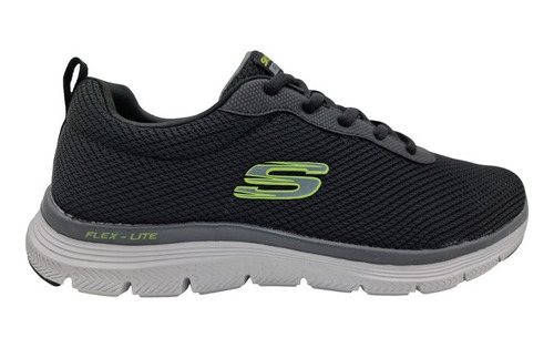 Tenis Skechers Sport Flex-lite 16829 Negro Memory Foam 