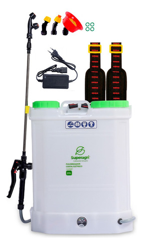 Pulverizador Elétrico 20 Litros 80psi Sap20l80p Cor Branco