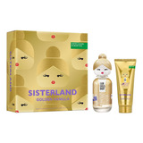 Set Benetton Sisterland Golden Vanilla 80ml Edp Volumen De La Unidad 80 Ml