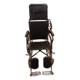 Silla De Ruedas Reclinable Y Plegable, Impecable! 2 Usos