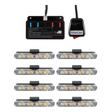 Baliza 8 Modulos 4 Led 32w Estrobo Enganche Facil Nl351-8