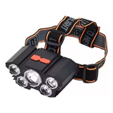 Linterna Led Cintillo Cabeza Led 5 Usb Recargable+ Garantia