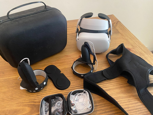 Oculus Quest 2 128gb + Bobo Vr + Acessórios + Case