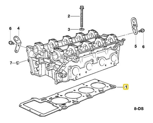 Empacadura Culata Std  433473 Bmw E39 540i E38 740i X5 M62  Foto 2