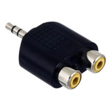 Adaptador Plug Conector P2 Para 2 Rca Audio 