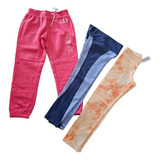 Gap Set De 3 Pz Pants Y Leggings Niña Talla 6-7 Importados 