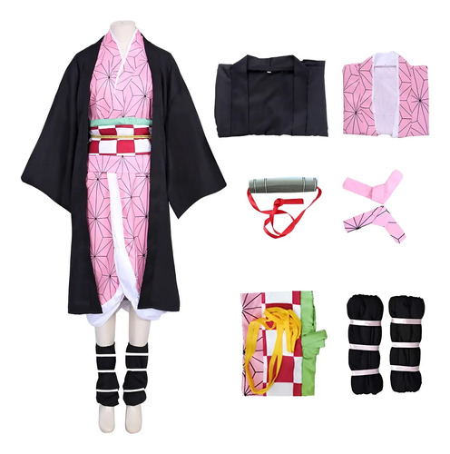 Disfraz De Demon Slayer Kamado Nezuko Kimono Cosplay Traje | Envío gratis