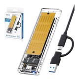 Case Usb Para Ssd M.2 Nvme Pcie E Sata Ngff Duplo Protocolo