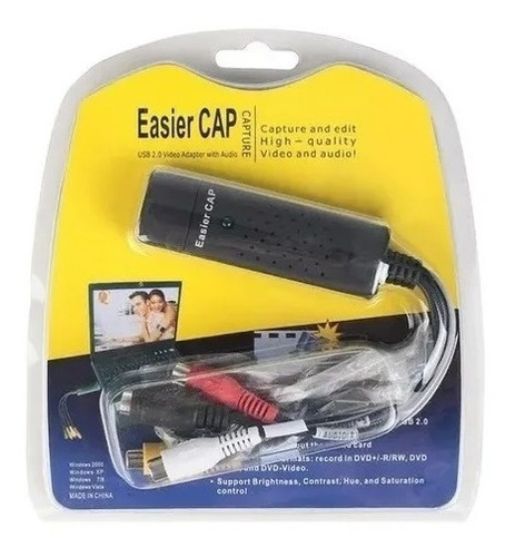 Capturadora Video Usb Easycap Vhs A Dvd Digital Rca Easy Cap