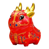 Porcelana Año Chino Figuras De Dragón Bote Hucha