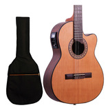 Guitarra Criolla Gracia Wilde Jr Eq Prener Electro + Funda