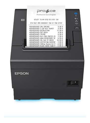 Impressora De Recibos Tm-t88vii Epson Usb/serial/ethernet