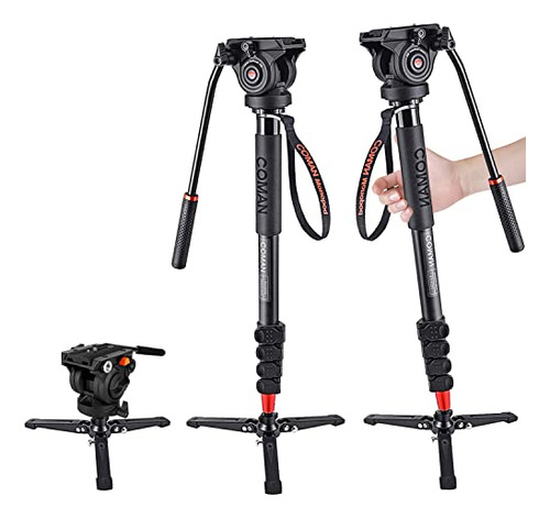 Monopod, Coman Kx3232 73.2 Inch Professional Monopod TriPod