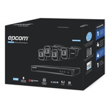 Kit 4 Cámaras Metal 5 Megapixel Micrófono Epcom B50-kit-mic