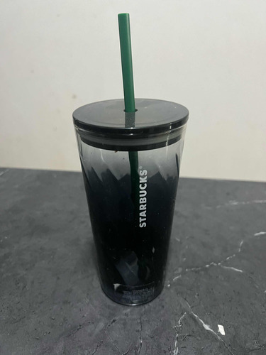 Vaso Cold Cup Cristal Starbucks Negro 2023