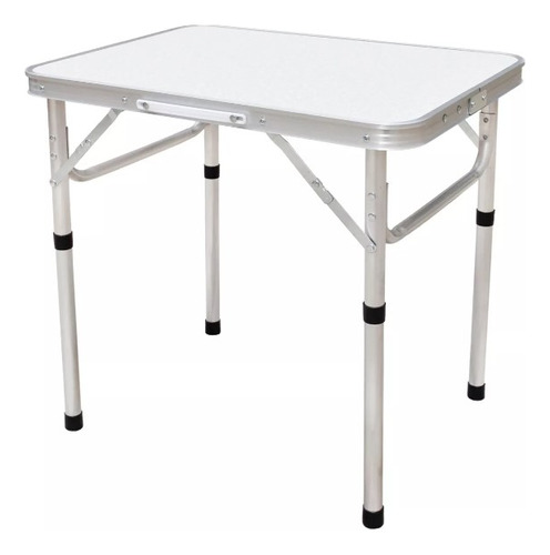 Mesa Portátil Dobrável Vira Maleta Alumínio Mdf 60x45cm