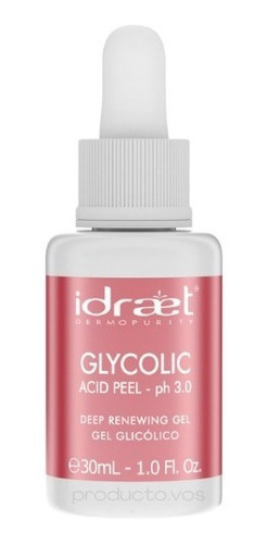 Gel Glicólico Acid Peel Ph 3.0 Peeling Idraet 30g