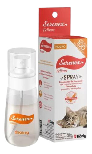 Serenex Feromonas Spray Felinos 70 Ml - Happy Tails