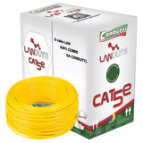 Cabo Rede Upt Cat5e Condutti Amarelo 100% Cobre Caixa 305m