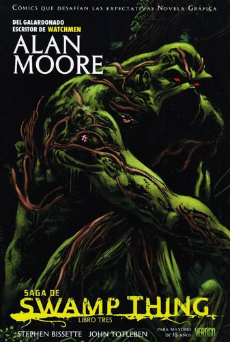 Comic Swamp Thing Libro 3 Vértigo Alan Moore Español