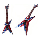 Mini Guitarra Estilo Washburn (confederate Flag) 