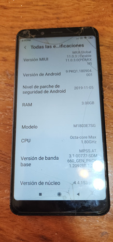 Celular Xiaomi Redmi Note 5