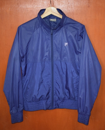 Campera Retro Fila Rompevientos Violeta 