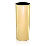 10 Copos Long Drink Metalizado Dourado Gold 350 Ml Liso 