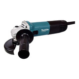 Amoladora Angular Makita Mt M9510b De 50 hz/60 hz Color Turquesa 850 w 220 v - 240 v + Accesorio