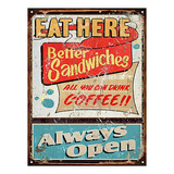 Chapa Publicidades Antiguas Sandwiches Cafe Bar Deco 003