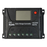 Controlador De Carga Regulador P/ Placa Solar 10a 12/24v Usb