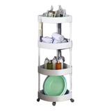 Organizador De Baño Carrito Multiusos Esquinero