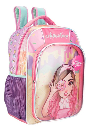 Mochila Escolar Mis Pastelitos Backpack Youtuber M S I