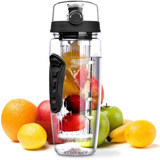 Botella De Agua Infusor De Frutas 1 Litro Oficina Gym Yoga  