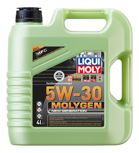 Liqui Moly Molygen 5w30 Aceite Lubricante Sintetico X 5 Lts