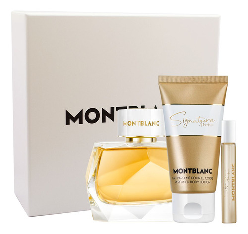 Set Montblanc Signature Absolue 3pz 90ml Edp Spray - Mujer