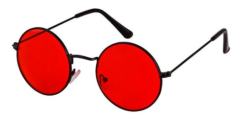 Lentes Redondos Gafas Mujer Hombre Vintage Retro + Estuche