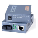 Convertidor De Medios D/fibra Óptica, Ethernet 10/100/1000m