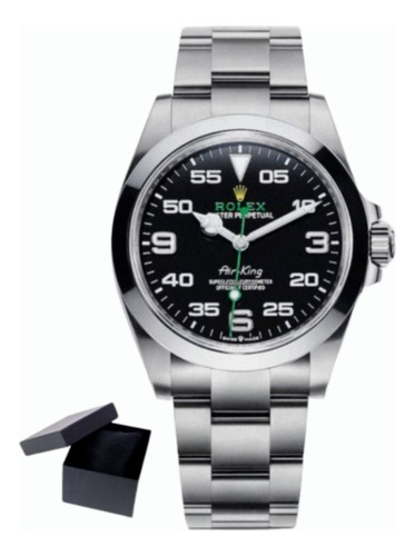Relógio Rolex Masculino Air King Base Eta 2840 Sem Caixa