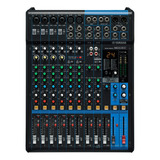 Consola Yamaha Mg12xu Mixer 12 Canales Efectos Usb - Plus