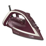 Plancha A Vapor T-fal Fv6821 Ultragliss Plus 1800w Color Violeta Oscuro