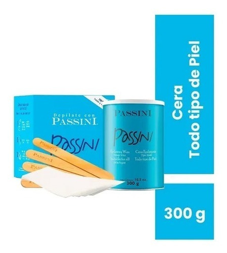 Cera Waxy  Passini Todo Tipo De Piel Passini 300 G + Telas