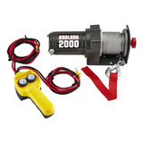 Winch Electrico 12 Volts 2000 Lbs (907 Kilos) Badland 