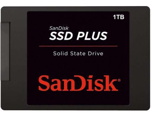  Ssd Sandisk Plus 1tb 2.5 Sata3 7mm Lect.535 / Escr.350mbs