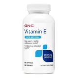 Gnc | Natural Vitamin E | 400 Iu | D-alpha | 180 Softgels